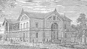 Původní plán Hankova Domu z roku 1868